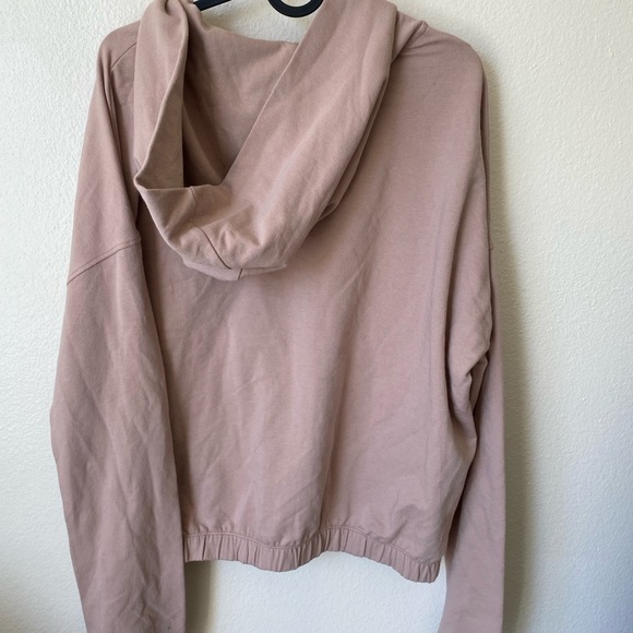 Vuori Women’s Laguna Zip Up Hoodie in Beige Size L Loungewear Sweatshirt - Picture 4 of 7